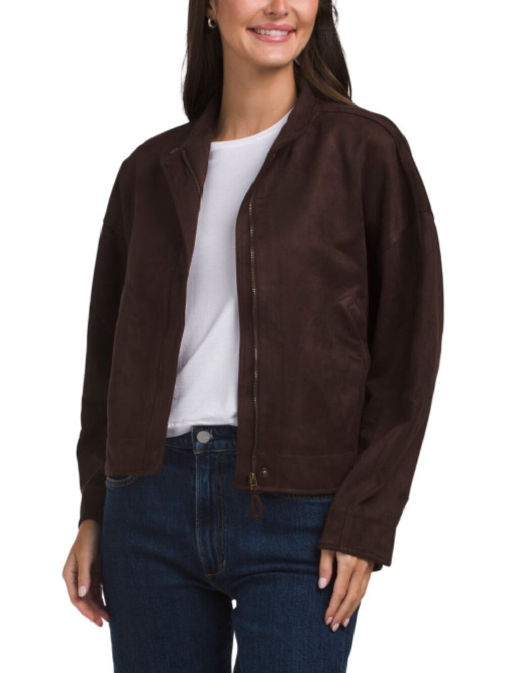MAX STUDIO LONDON Zip Up Bomber Jacket